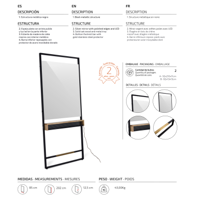 Mirror Rob Top Rob Double Side Mirror | Top Style